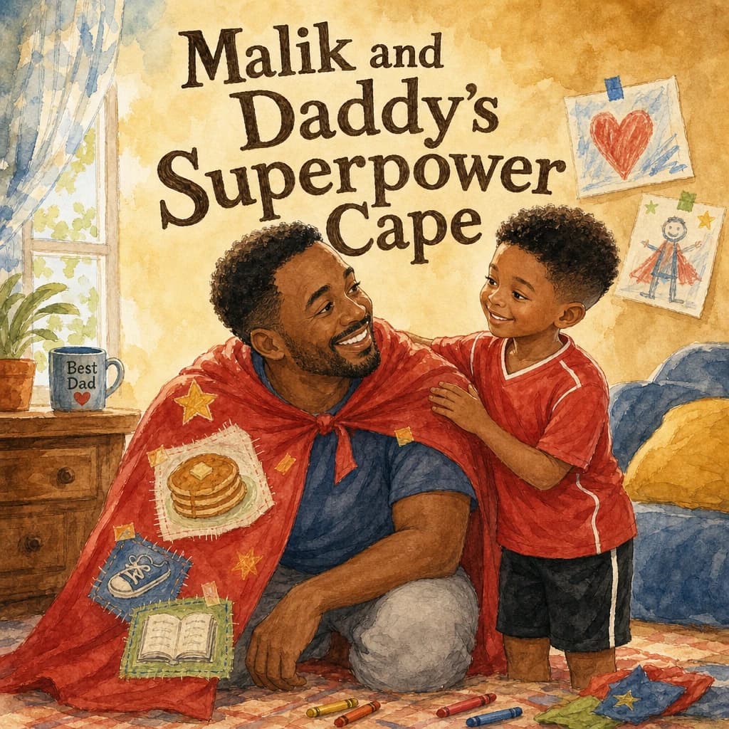 Dad's Superpower Cape cover